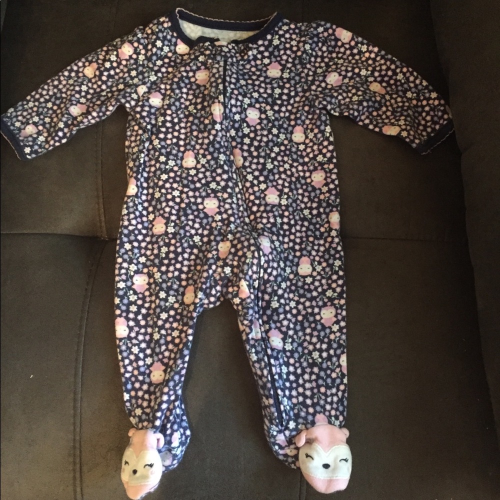 Girls footie pjs